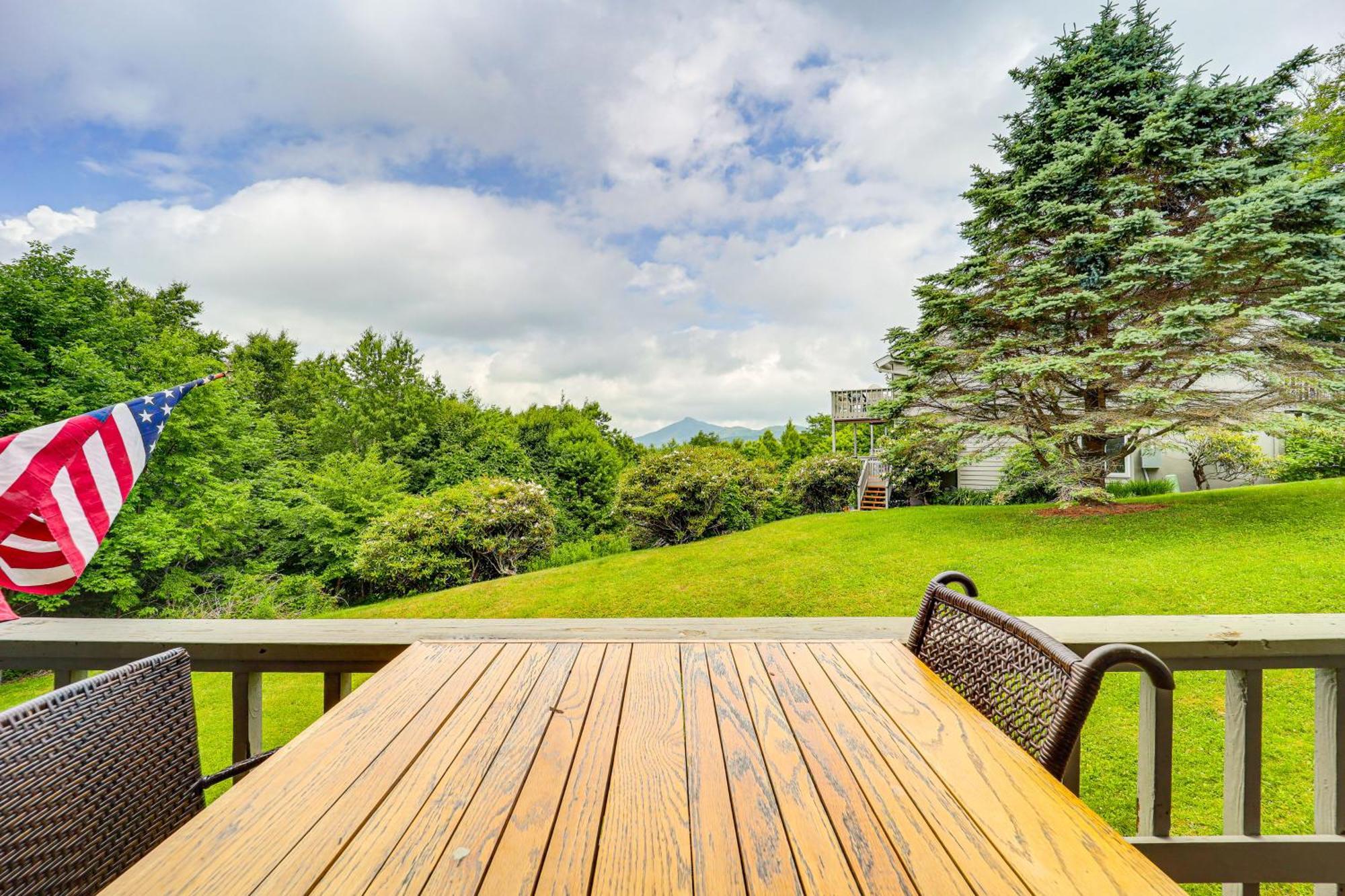 Banner Elk Mountain-View Condo 3 Mi To Skiing! エクステリア 写真